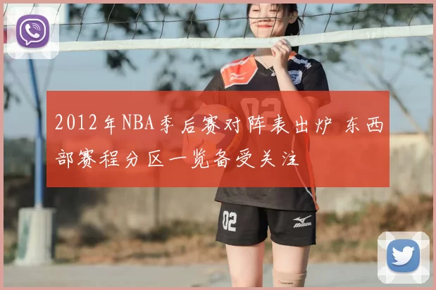 2012年NBA季后赛对阵表出炉 东西部赛程分区一览备受关注