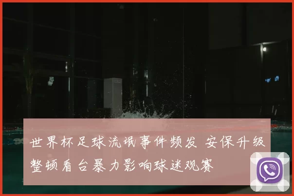 世界杯足球流氓事件频发 安保升级整顿看台暴力影响球迷观赛